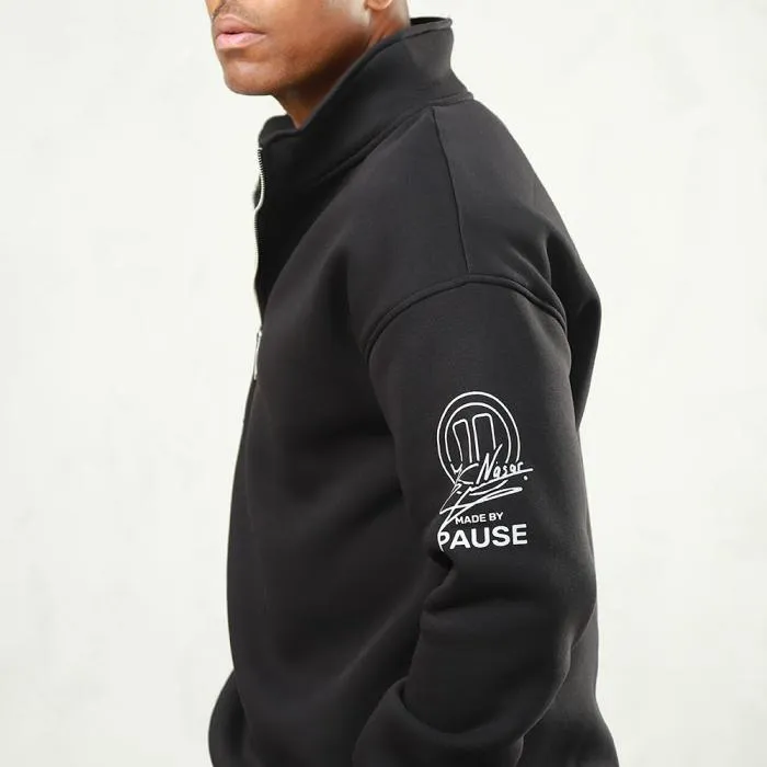 Modern zip-up sweatshirt